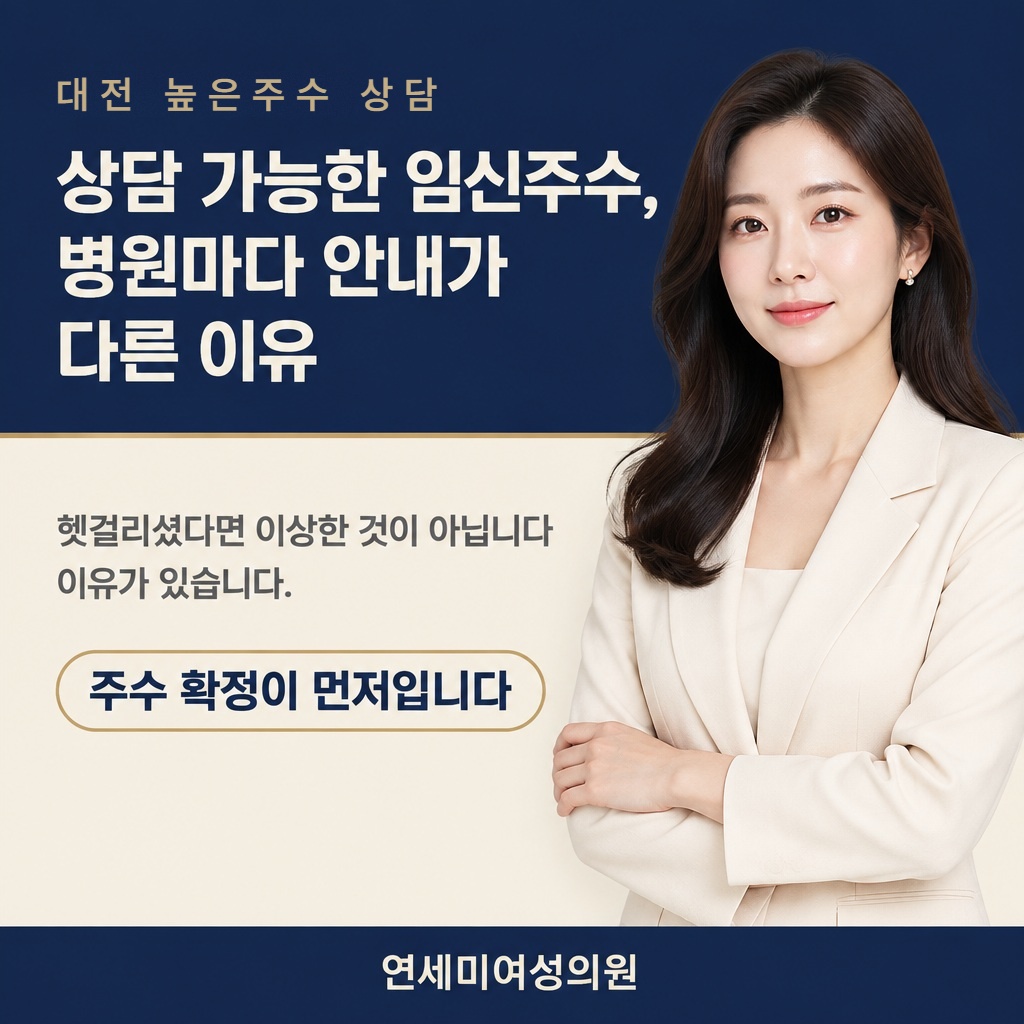 대전 높은주수 임신중절 상담 연세미여성의원