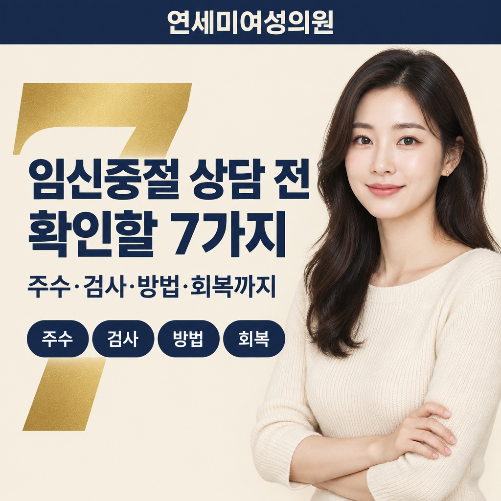 임신중절 상담 체크리스트